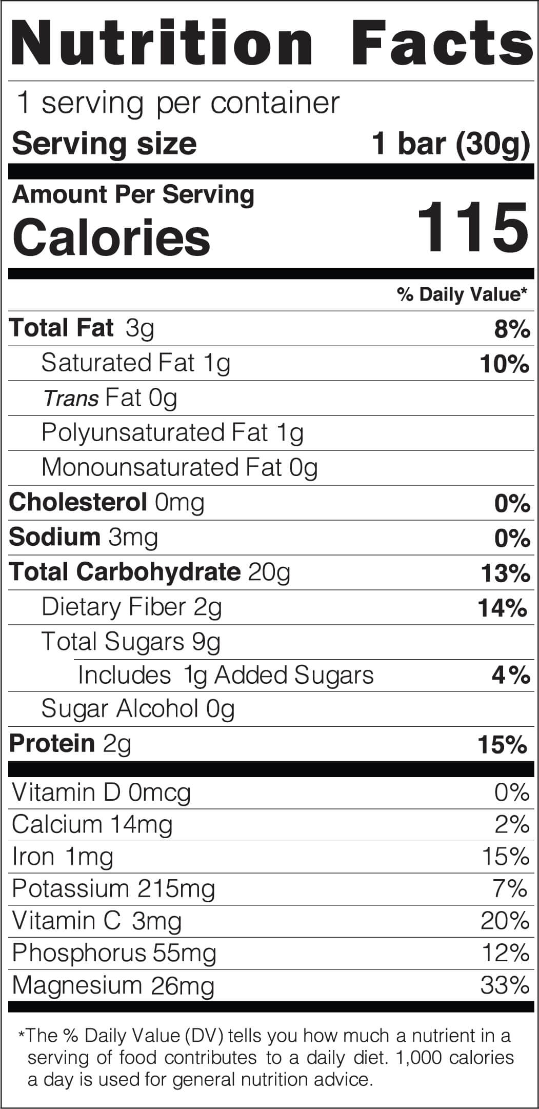 Blueberry Bar | 5 Pack