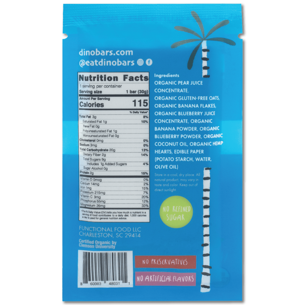Blueberry Bar | 5 Pack