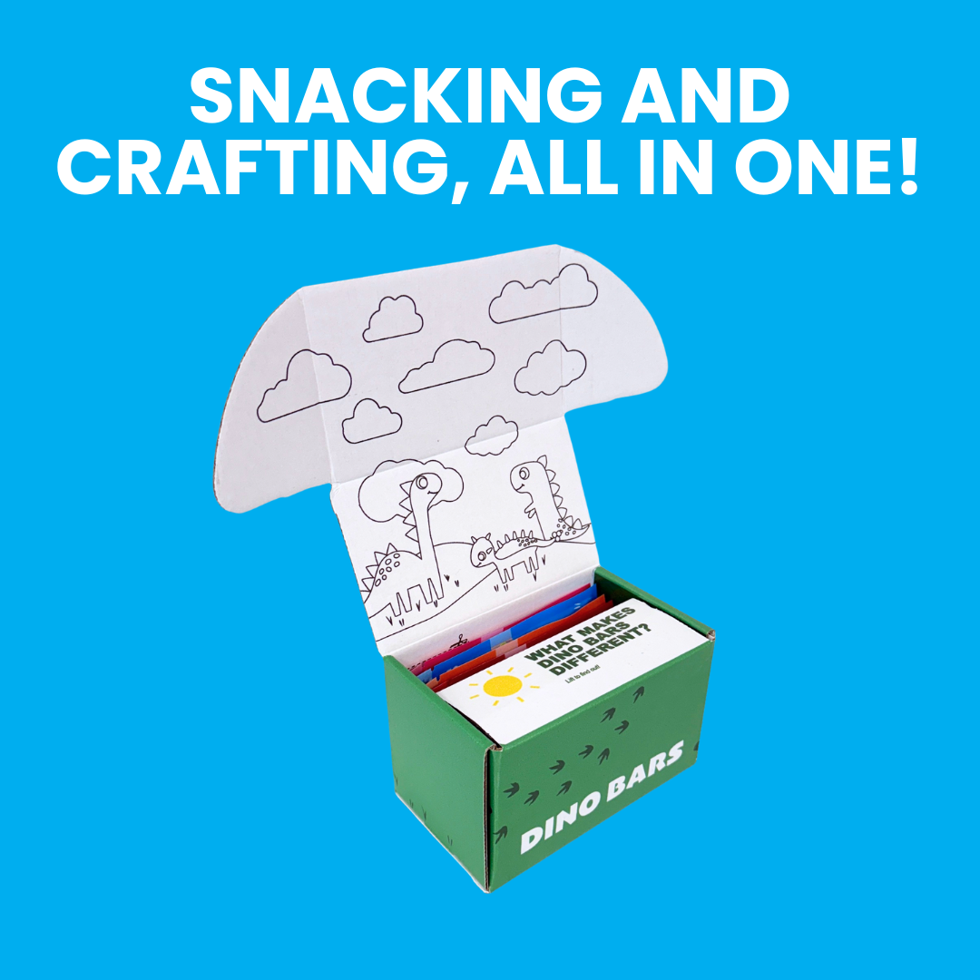 dino bars coloring box
