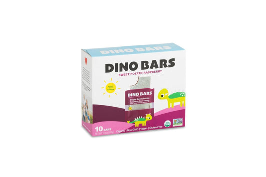 Wholesale | DINO BARS Sweet Potato Raspberry | Retail Pack | 10 Unit