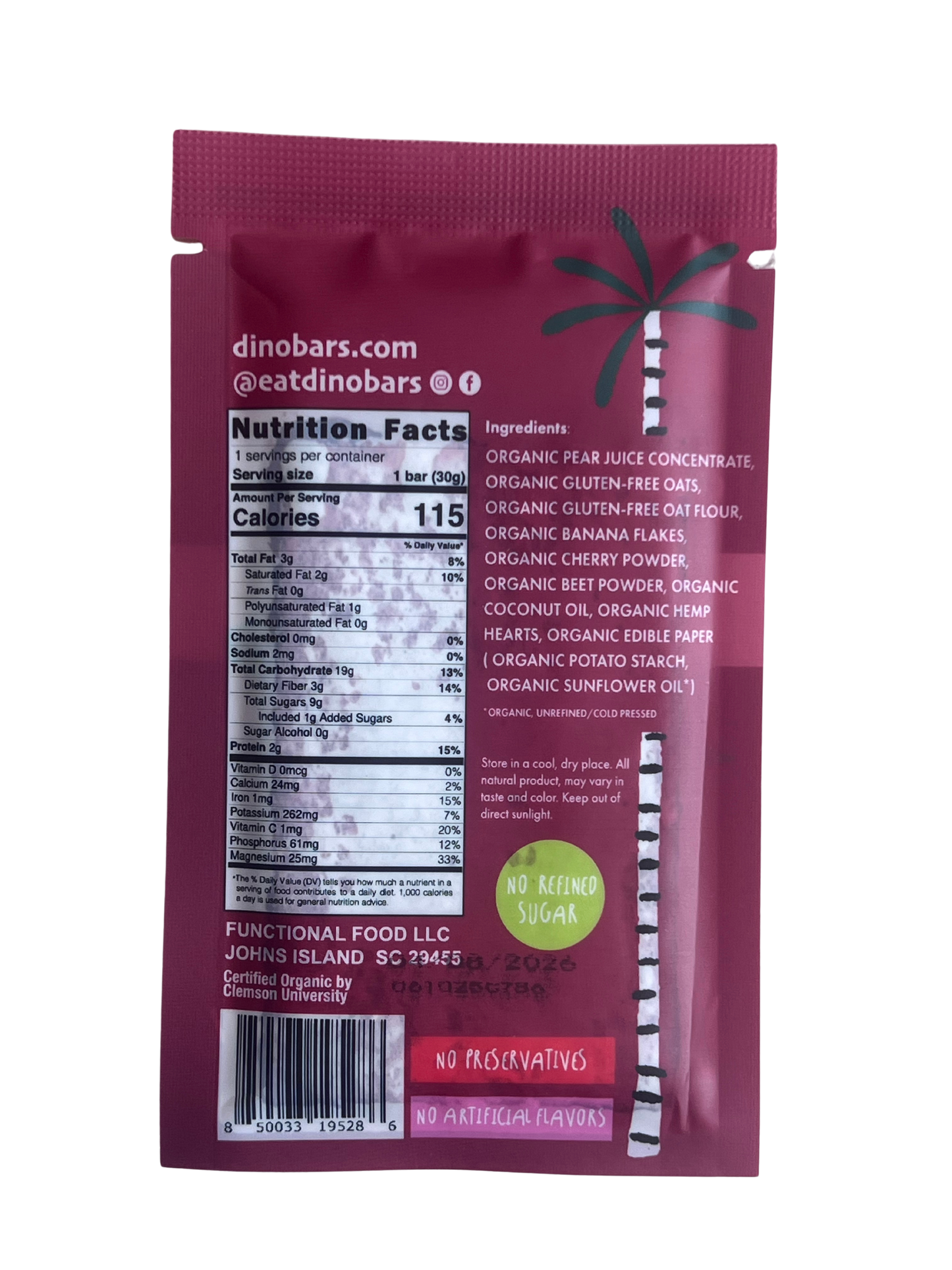 Cherry Beet Bar | NEW FLAVOR!